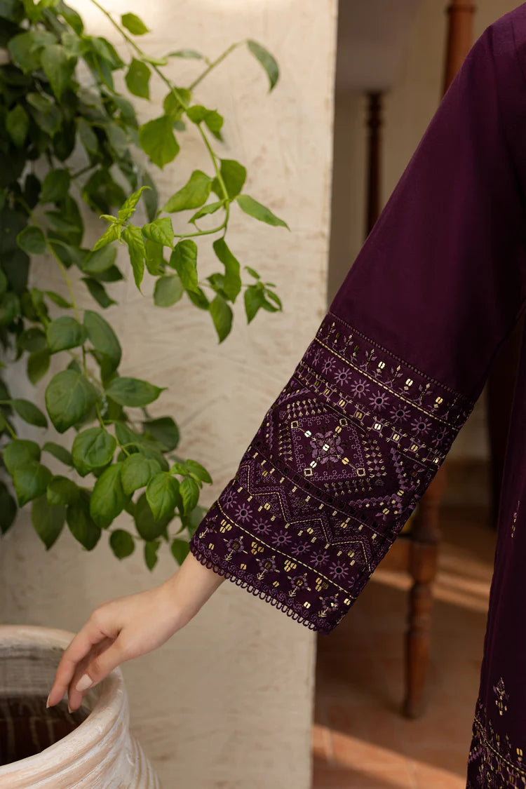 BATIK-2PC LAWN SEQUIN EMBROIDERED SHIRT WITH SEQUIN EMBROIDERED TROUSER-BIC-202