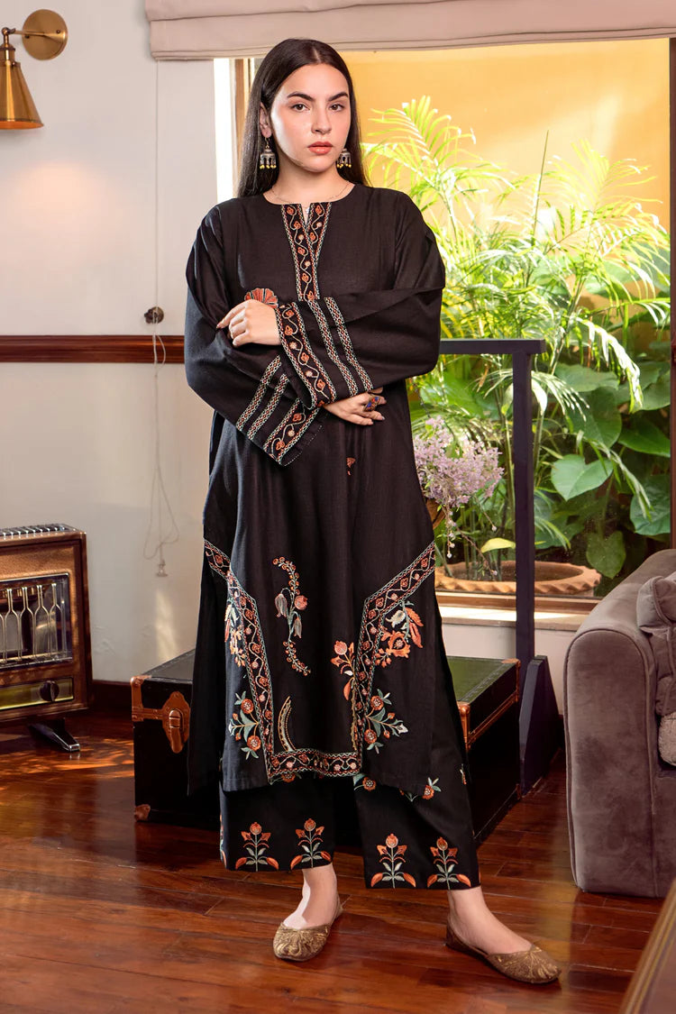 URGE-2PC LAWN EMBROIDERED SHIRT WITH EMBROIDRED TROUSER-BIC-209