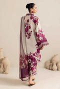ADAN LIBAS-3PC LAWN PRINTED EMB SHIRT WITH LAWN PRINTED DUPATTA AND PRINT TROUSER-BIC-059