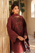 IZNIK-3PC LAWN EMBROIDERED SHIRT WITH SILK PRINTED DUPATTA AND PRINTED TROUSER-BIC-057