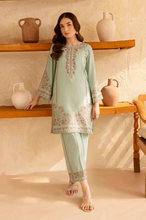 BATIK-2PC LAWN EMBROIDERED SHIRT WITH EMBROIDERED TROUSER-BIC-218