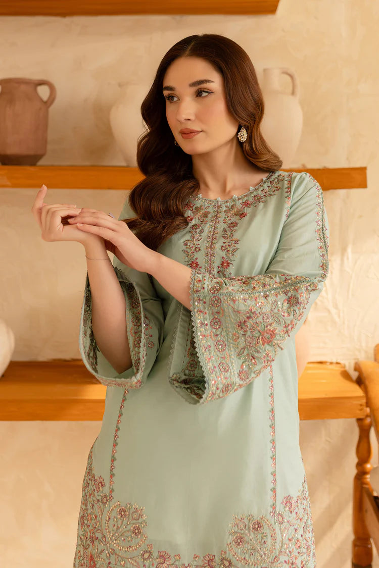 BATIK-2PC LAWN EMBROIDERED SHIRT WITH EMBROIDERED TROUSER-BIC-218