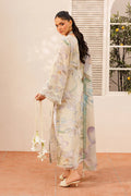 BAROQUE-3PC LAWN PRINTED EMB SHIRT WITH SILK PRINTED DUPATTA AND TROUSER-BIC-050