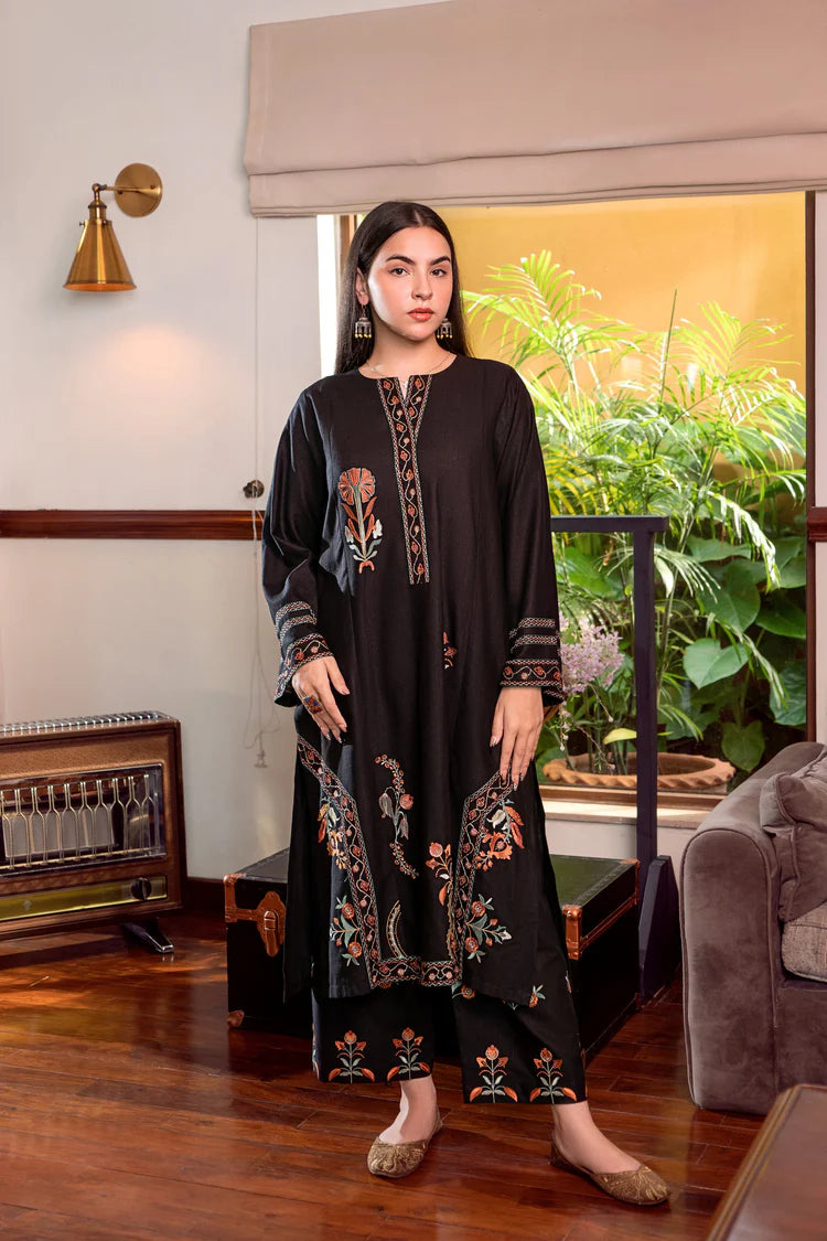 URGE-2PC LAWN EMBROIDERED SHIRT WITH EMBROIDRED TROUSER-BIC-209
