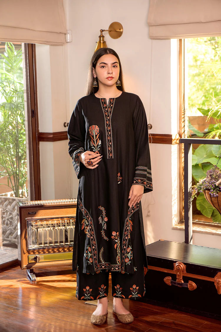 URGE-2PC LAWN EMBROIDERED SHIRT WITH EMBROIDRED TROUSER-BIC-209