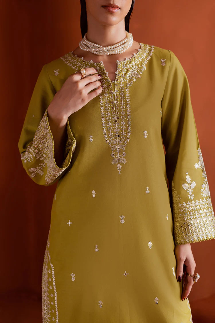 BATIK-2PIECE LAWN EMBROIDERED SHIRT WITH LAWN EMB TROUSER-BIC-265