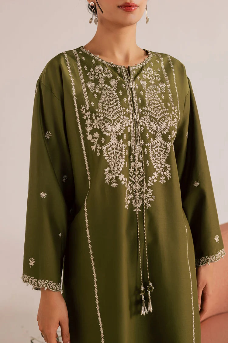 BATIK-2PIECE LAWN EMBROIDERED SHIRT WITH LAWN EMB TROUSER-BIC-264