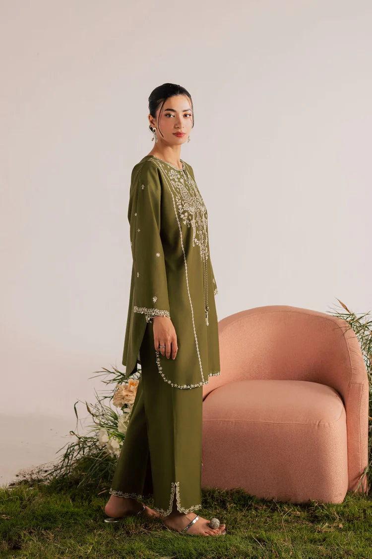 BATIK-2PIECE LAWN EMBROIDERED SHIRT WITH LAWN EMB TROUSER-BIC-264
