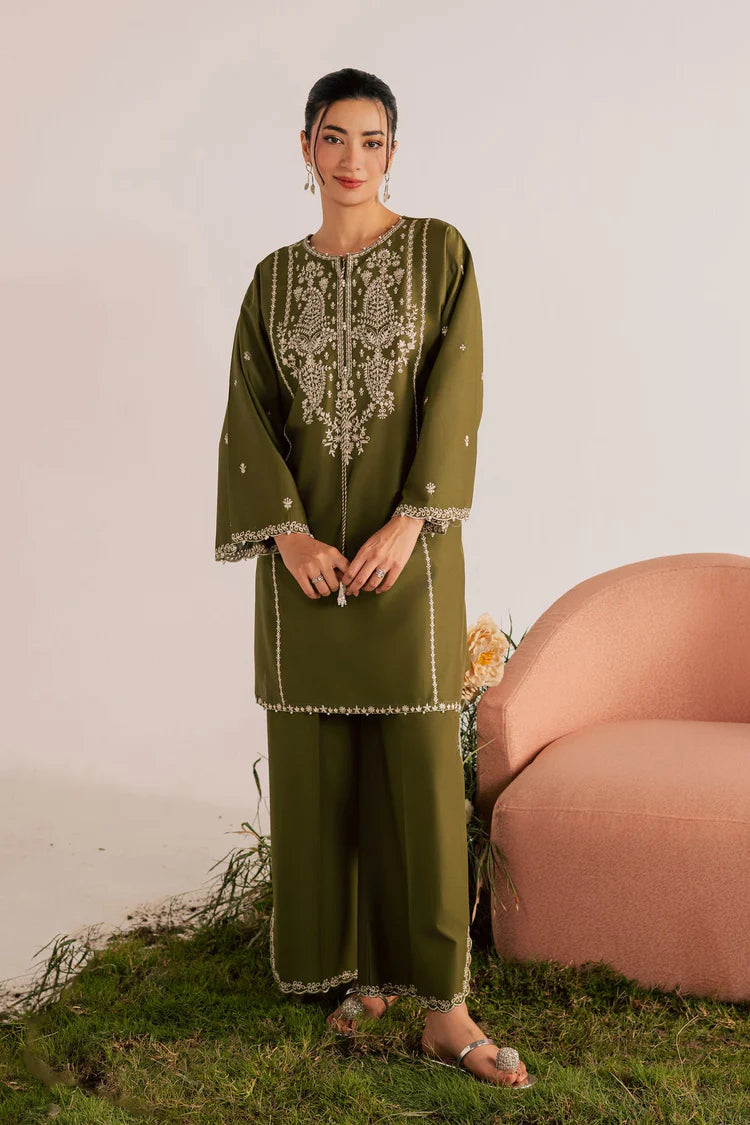 BATIK-2PIECE LAWN EMBROIDERED SHIRT WITH LAWN EMB TROUSER-BIC-264