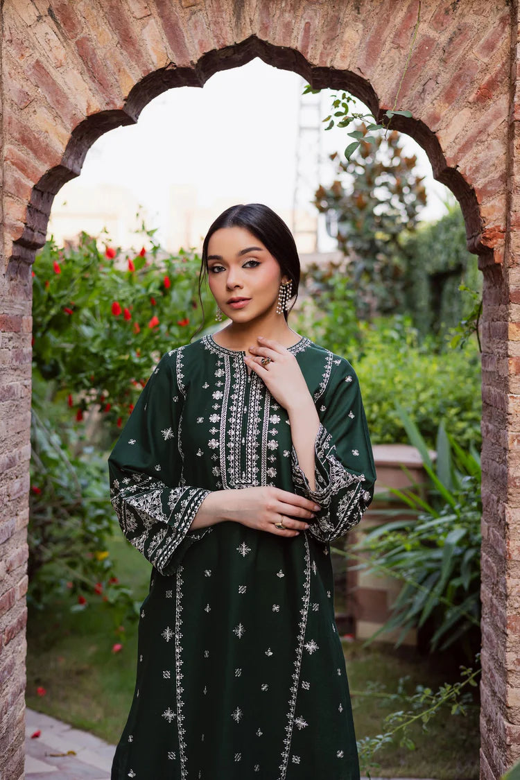 BATIK-2PIECE LAWN EMBROIDERED SHIRT WITH LAWN EMB SLEEVES-BIC-266