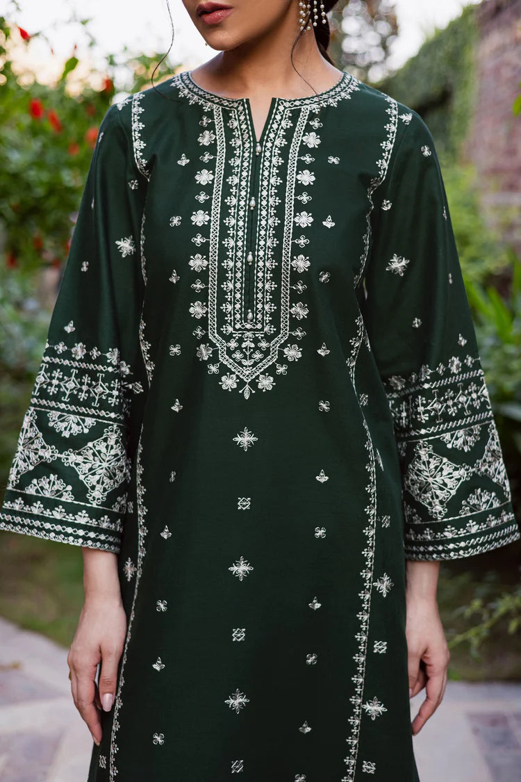 BATIK-2PIECE LAWN EMBROIDERED SHIRT WITH LAWN EMB SLEEVES-BIC-266