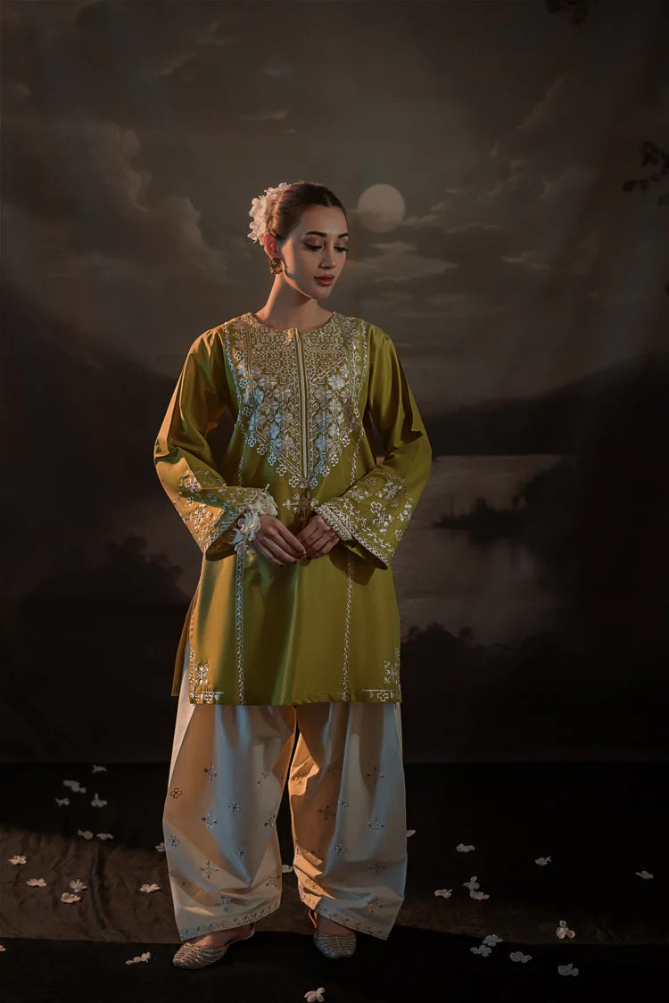 URGE-2PC LAWN EMBROIDERED SHIRT WITH LAWN EMBROIDERED TROUSER-BIC-226