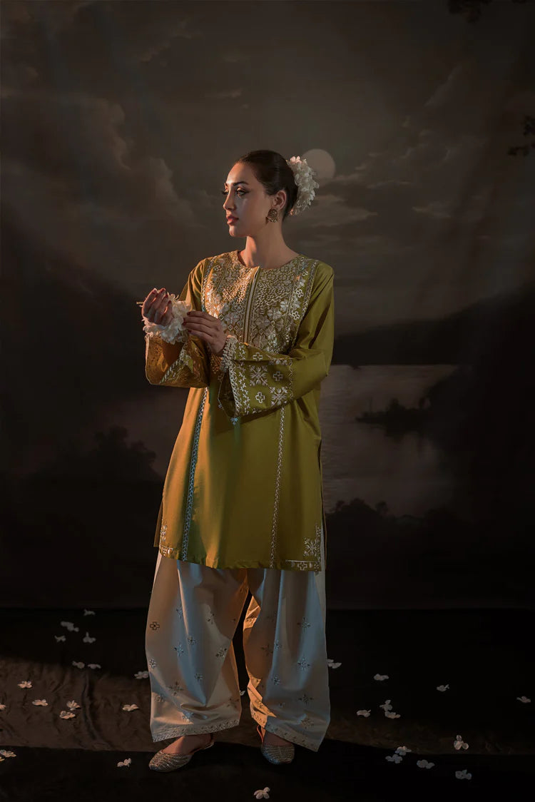 URGE-2PC LAWN EMBROIDERED SHIRT WITH LAWN EMBROIDERED TROUSER-BIC-226