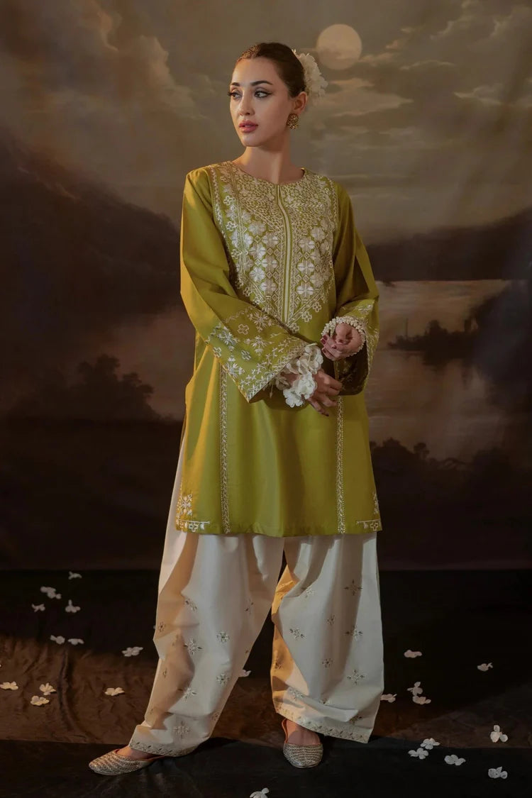 URGE-2PC LAWN EMBROIDERED SHIRT WITH LAWN EMBROIDERED TROUSER-BIC-226