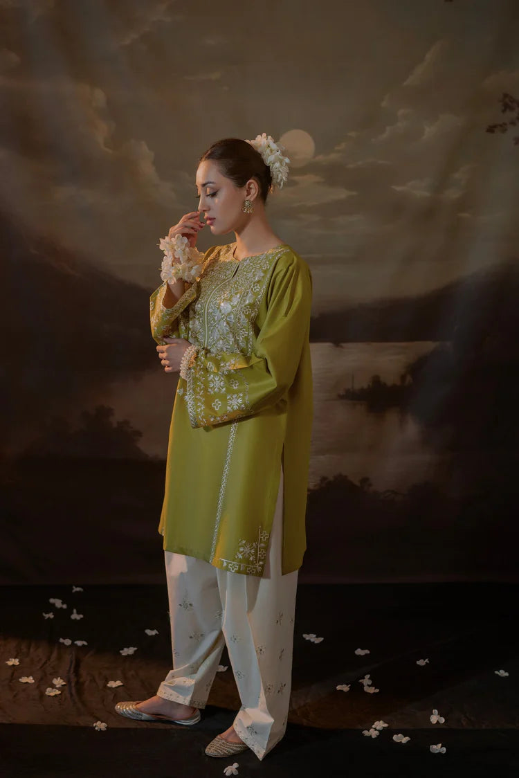 URGE-2PC LAWN EMBROIDERED SHIRT WITH LAWN EMBROIDERED TROUSER-BIC-226