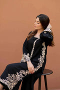 LAJWANTI-2PC LAWN EMBROIDERED SHIRT WITH LAWN EMBROIDERED SLEEVES-BIC-214